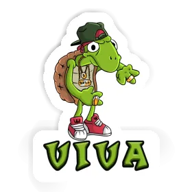 Sticker Hip Hop Turtle Viva Image