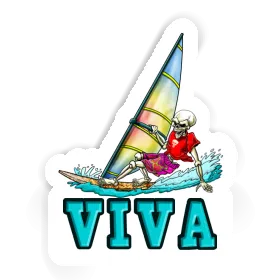 Sticker Windsurfer Viva Image