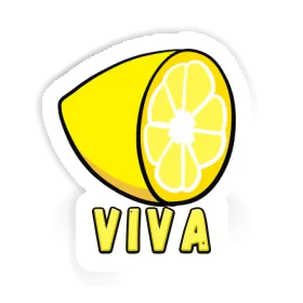 Lemon Sticker Viva Image