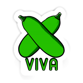 Sticker Zucchini Viva Image