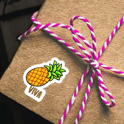 Sticker Viva Pineapple Laptop Image