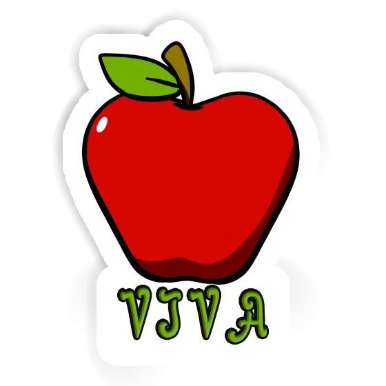 Sticker Viva Apple Notebook Image