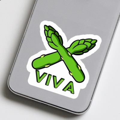 Sticker Asparagus Viva Laptop Image