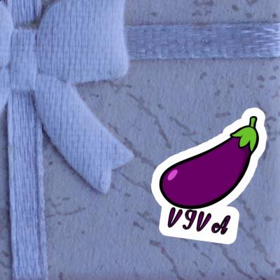 Eggplant Sticker Viva Gift package Image