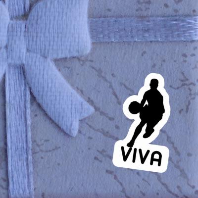 Sticker Viva Basketballspieler Laptop Image