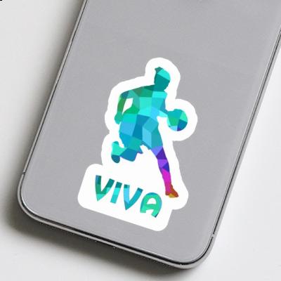 Sticker Viva Basketballspielerin Gift package Image