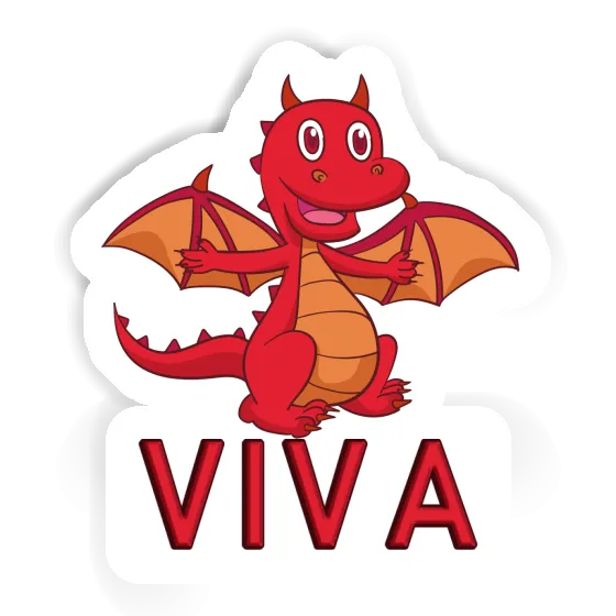 Sticker Baby Dragon Viva Laptop Image