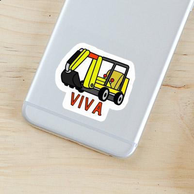 Mini-Excavator Sticker Viva Notebook Image