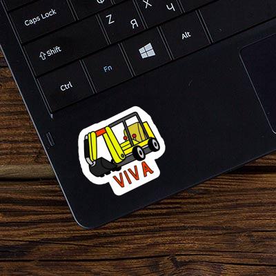 Mini-Excavator Sticker Viva Laptop Image