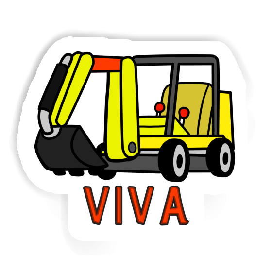 Mini-Excavator Sticker Viva Gift package Image