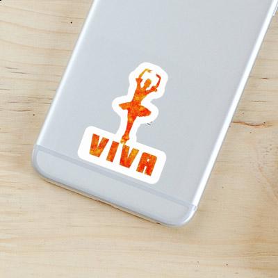 Sticker Ballerina Viva Laptop Image