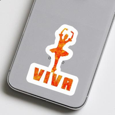 Sticker Ballerina Viva Laptop Image