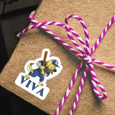 Baseball Dog Sticker Viva Gift package Image