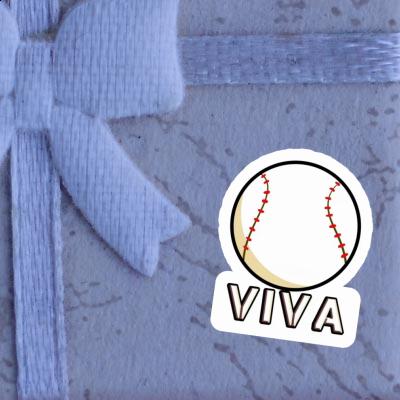 Viva Sticker Baseball Laptop Image