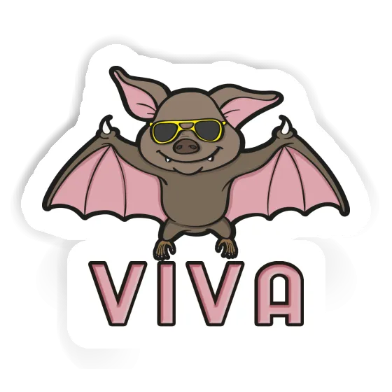 Sticker Viva Bat Notebook Image