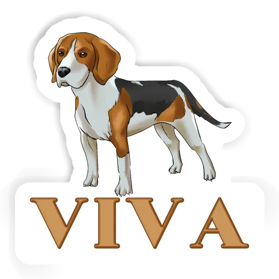 Beagle Sticker Viva Notebook Image