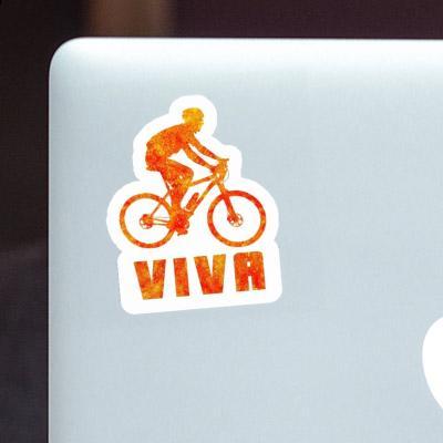 Viva Sticker Biker Laptop Image