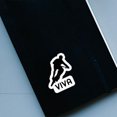 Sticker Biker Viva Image