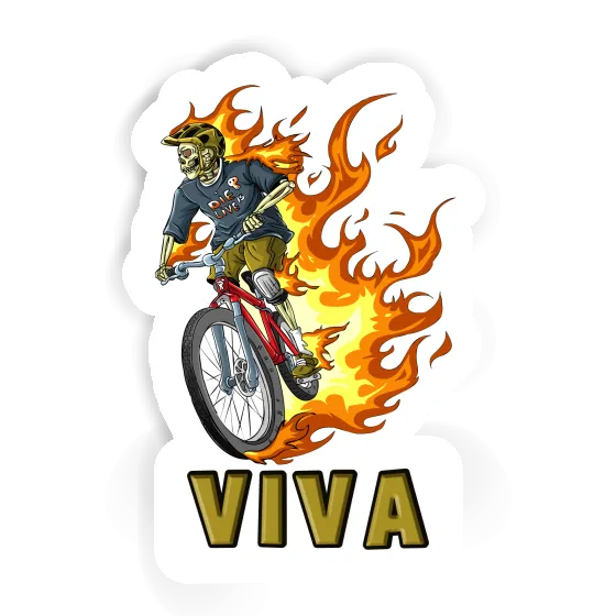 Viva Sticker Freeride Biker Laptop Image