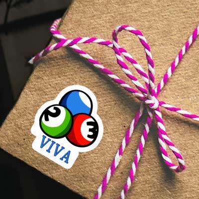 Sticker Billiard Ball Viva Gift package Image