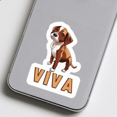 Viva Sticker Boxer Dog Image