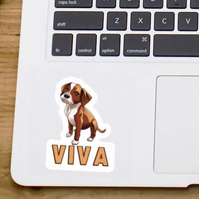 Aufkleber Viva Boxerhund Laptop Image