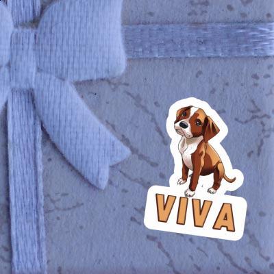 Viva Sticker Boxer Dog Gift package Image