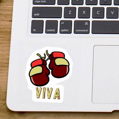 Boxing Glove Sticker Viva Laptop Image