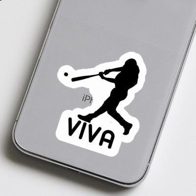 Viva Sticker Baseball Player Image