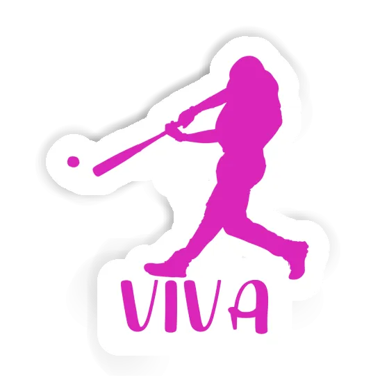 Sticker Viva Baseball Player Gift package Image