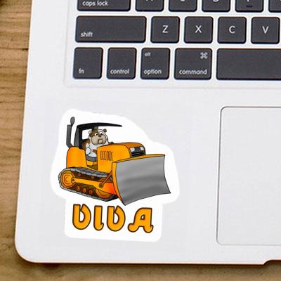 Sticker Bulldozer Viva Notebook Image