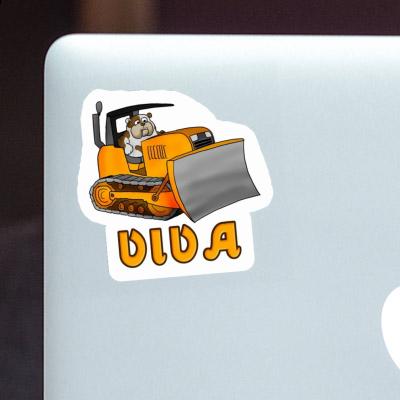 Sticker Bulldozer Viva Notebook Image