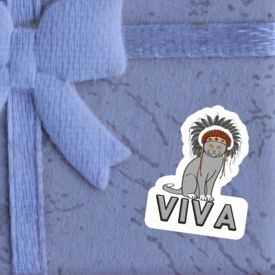 Sticker Indianer-Katze Viva Gift package Image