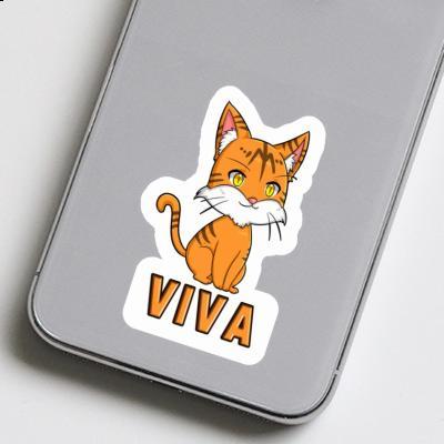 Viva Sticker Cat Laptop Image