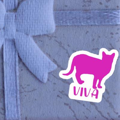 Sticker Viva Cat Notebook Image