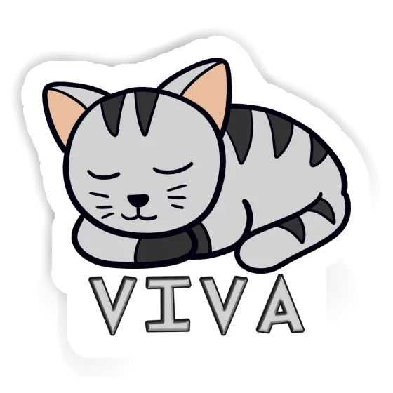 Cat Sticker Viva Image