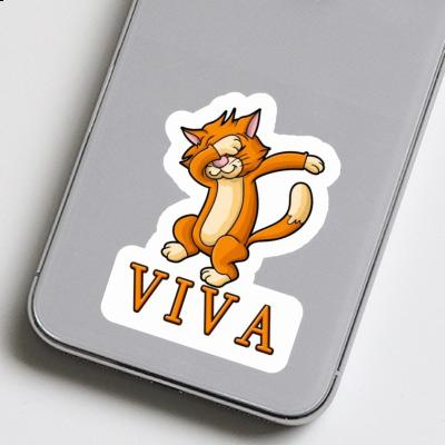 Viva Aufkleber Katze Notebook Image