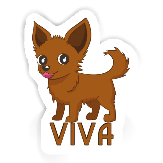 Sticker Viva Chihuahua Notebook Image