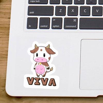 Cow Sticker Viva Laptop Image