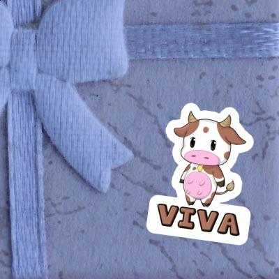 Cow Sticker Viva Notebook Image