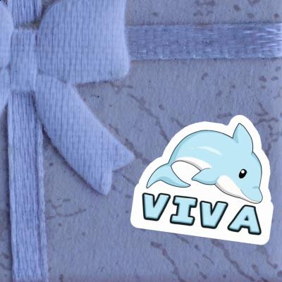 Sticker Dolphin Viva Notebook Image