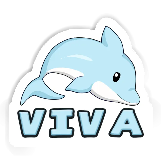 Sticker Dolphin Viva Image