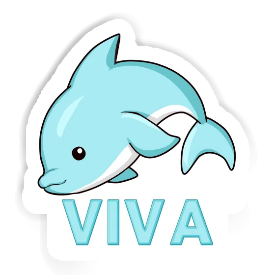 Sticker Viva Dolphin Image