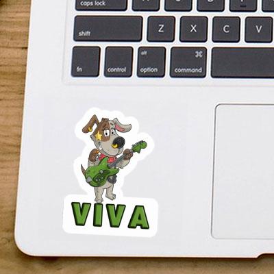 Viva Sticker Gitarrist Image