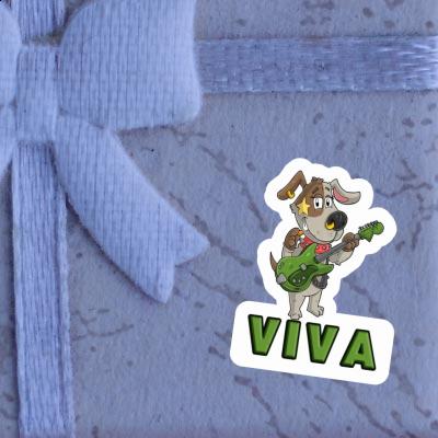 Viva Sticker Gitarrist Laptop Image