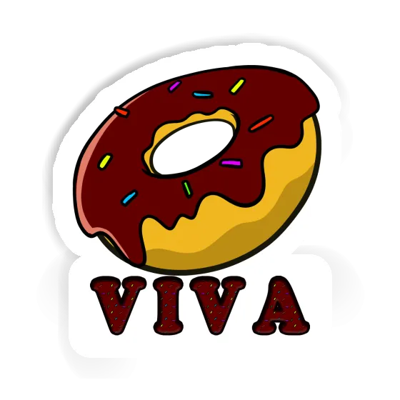 Donut Sticker Viva Image