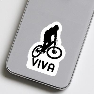 Sticker Viva Downhiller Notebook Image