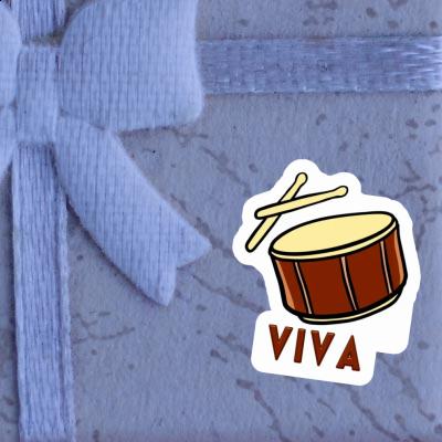 Viva Sticker Trommel Image