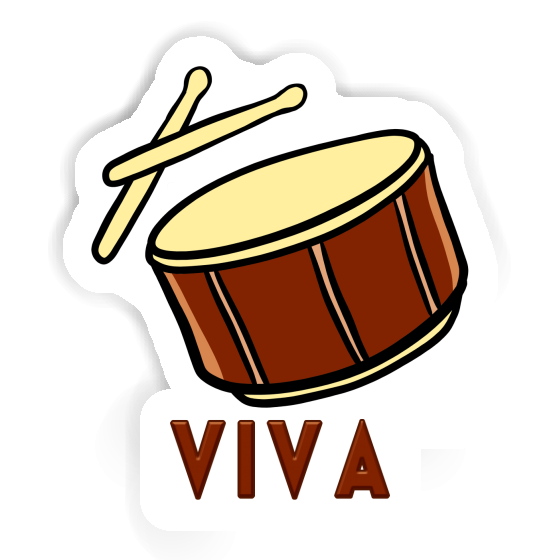 Viva Sticker Trommel Laptop Image