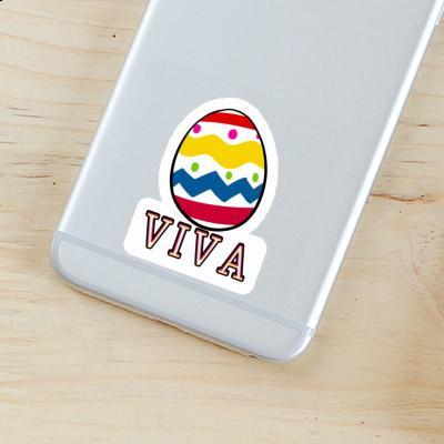 Viva Sticker Easter Egg Laptop Image